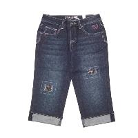 Girls patchwork heatseal pant