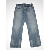 Mens creased hem jean (frt)